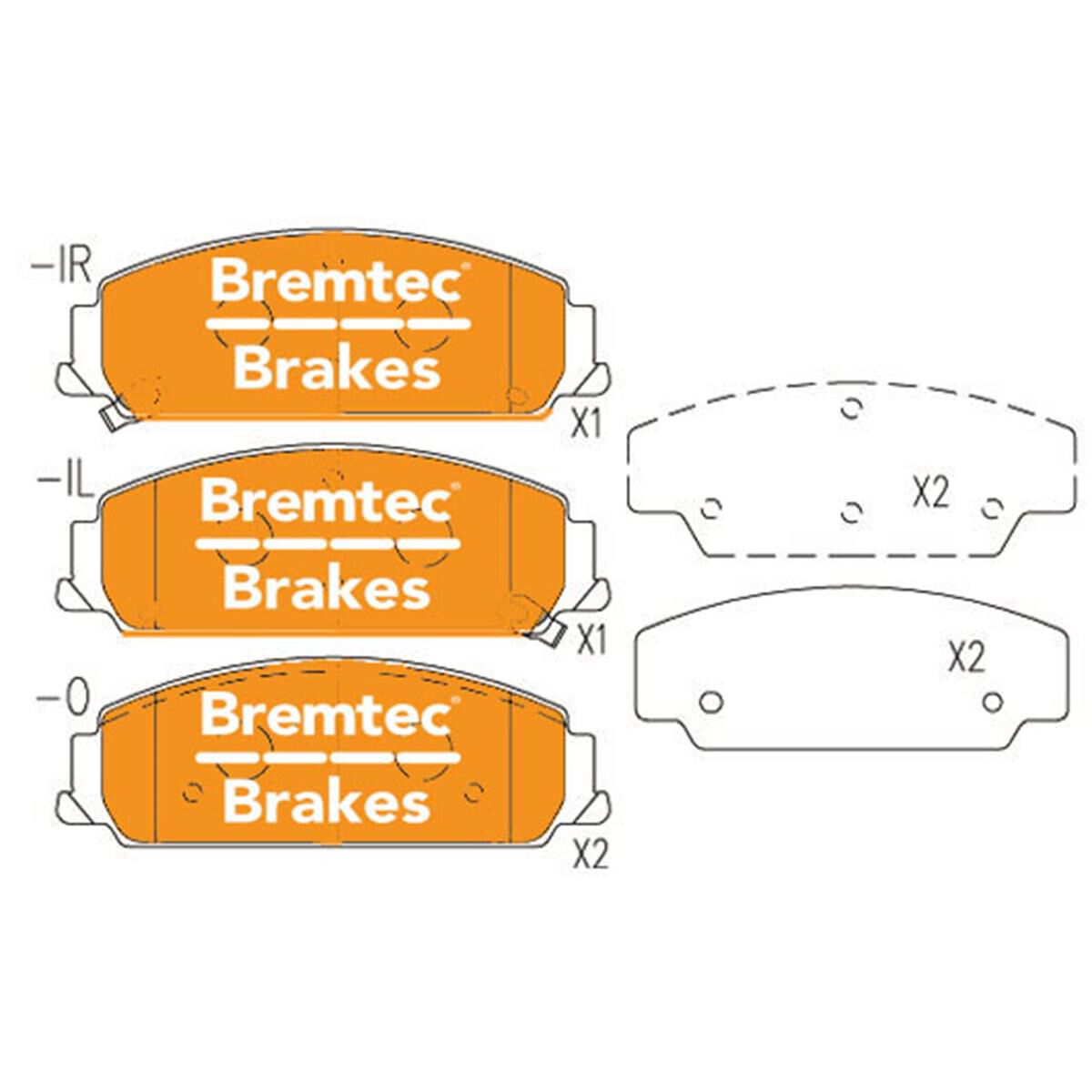 TRADE-LINE BRAKE PADS SET, , scaau_hi-res
