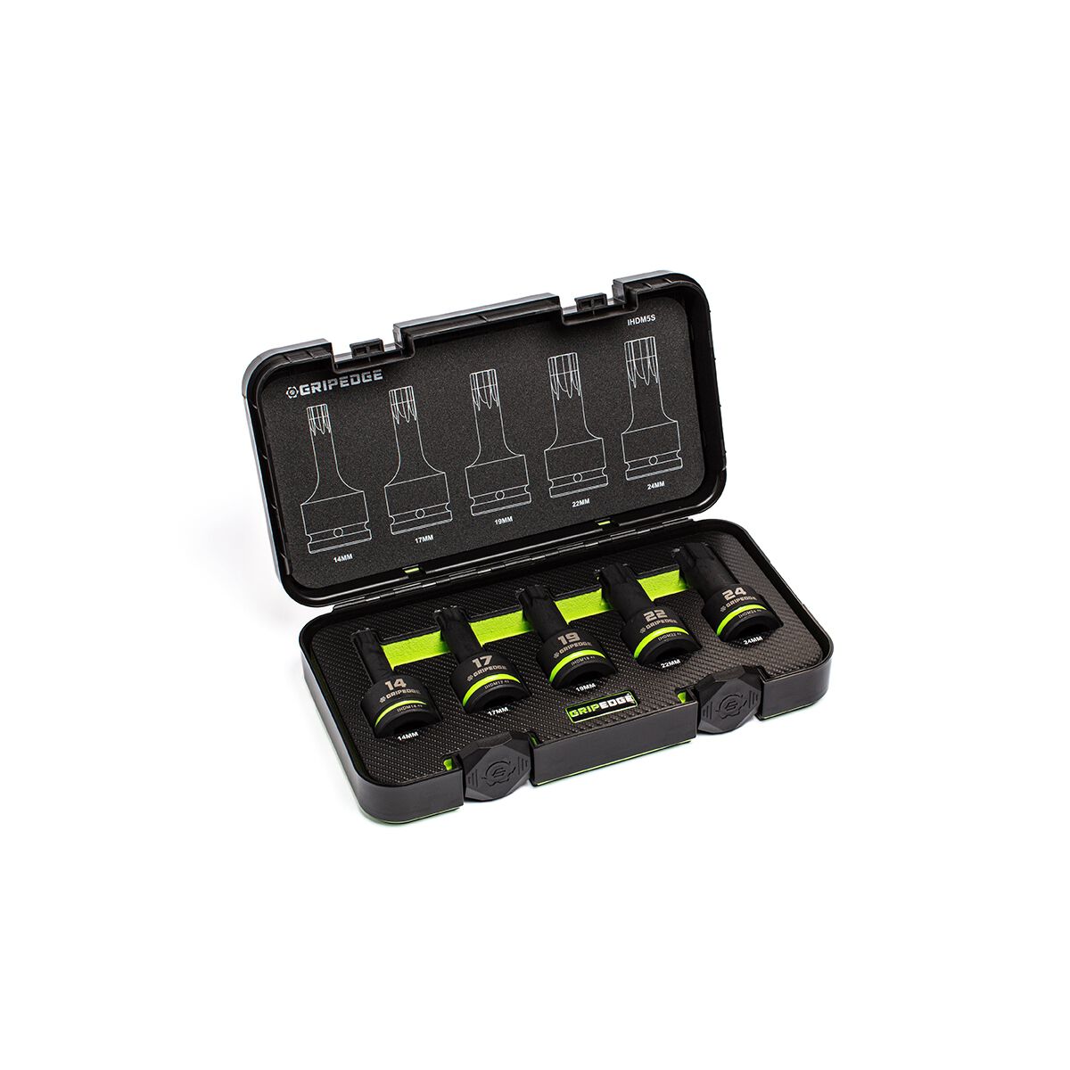 GRIPEDGE 3/4DR MET IMPACT HEX DR SET 5PC, , scaau_hi-res