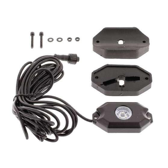 PKT 4 RGBW LED ROCK LIGHT KIT 9-32V 36Watt 120Deg FLOOD BEAM IP68 BLUETOOTH CNTRLLD, , scaau_hi-res
