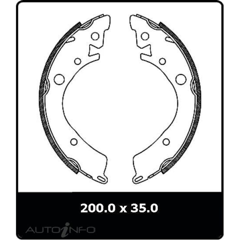 Protex Brake Shoes N1613 Supercheap Auto
