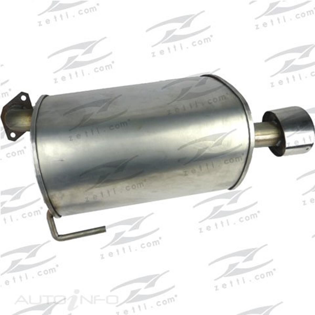 SUBARU LIBERTY OUTBACK 04 GEN4 2.5L 3.0L LHS REAR MUFFLER WITH CHROME TIP, , scaau_hi-res