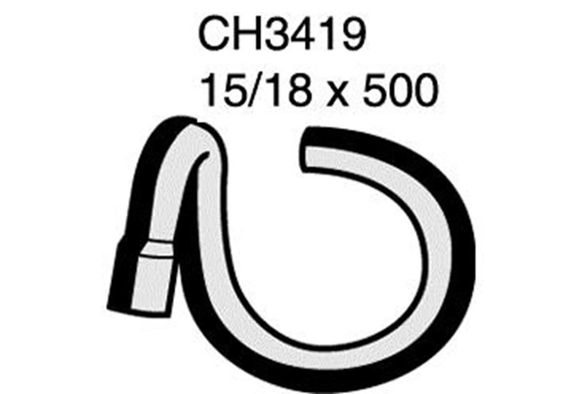 Heater Hose  - HOLDEN BARINA SB - 1.4L I4  PETROL - Manual & Auto, , scaau_hi-res