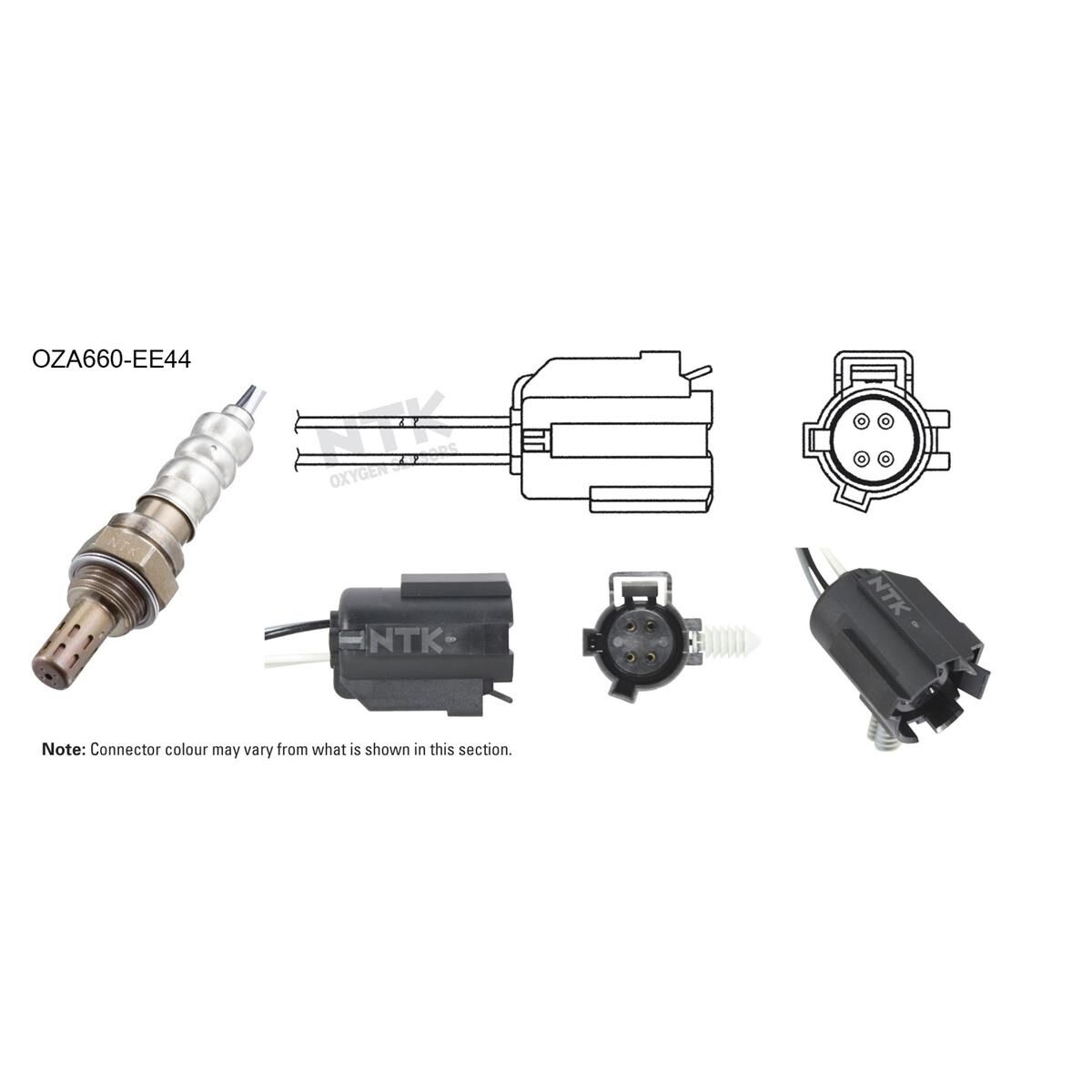 NTK OXYGEN SENSOR - OZA660-EE44, , scaau_hi-res