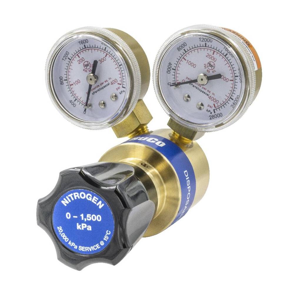 Jayair Nitrogen Regulator 15,000 Kpa Out 1,500 Kpa Disposable Cyl