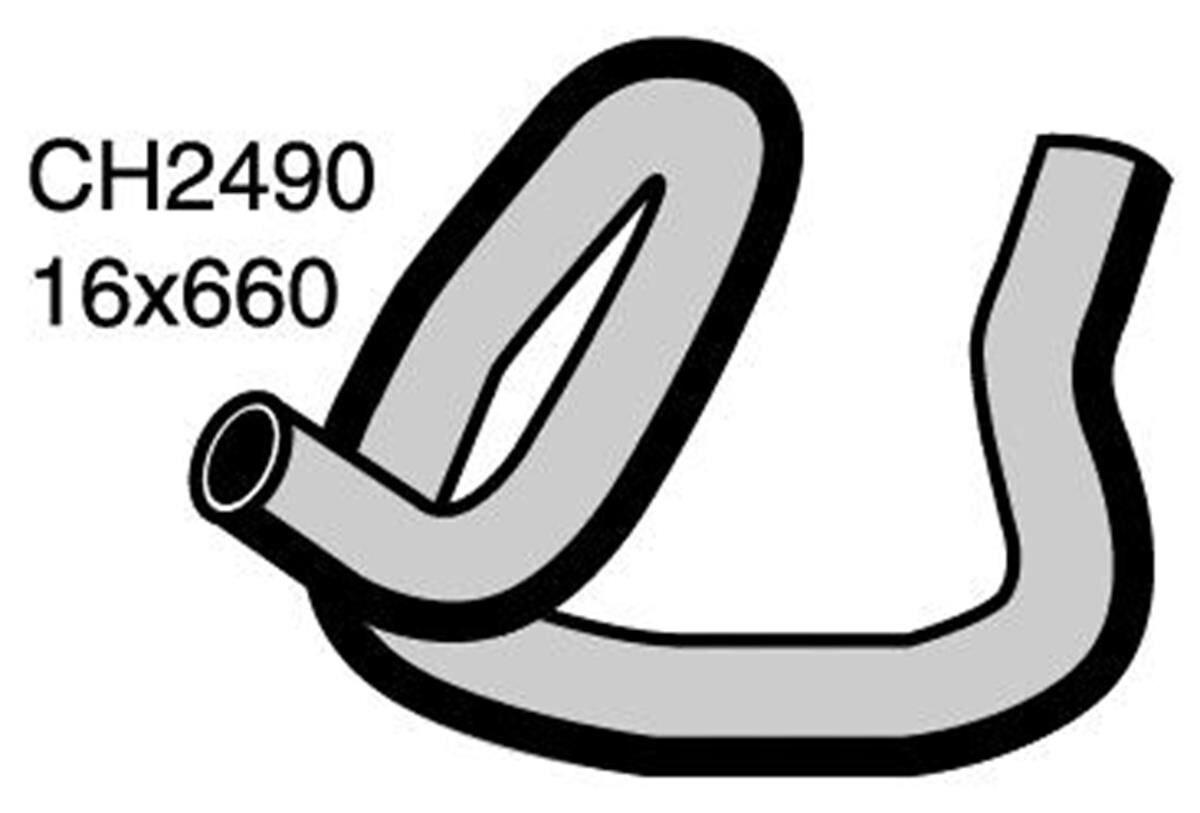 Heater Hose VOLVO 700/900  4 Cyl *, , scaau_hi-res