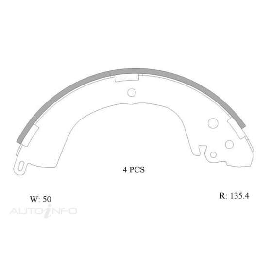 Brake Shoe, , scaau_hi-res