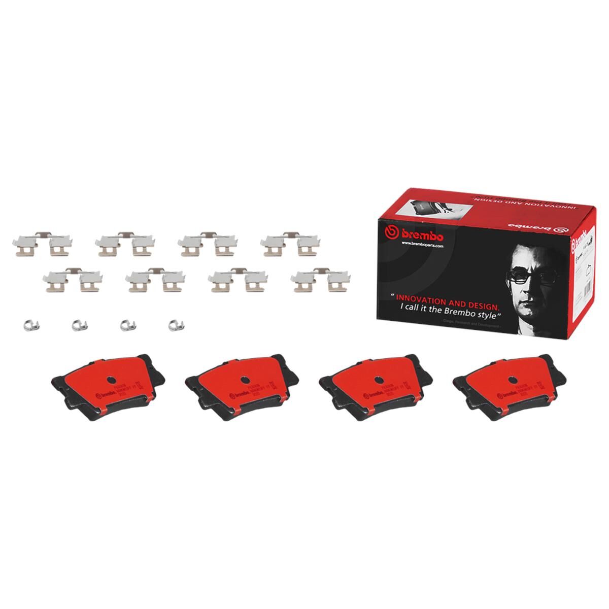 BREMBO DISC PAD SET NAO CERAMIC, , scaau_hi-res