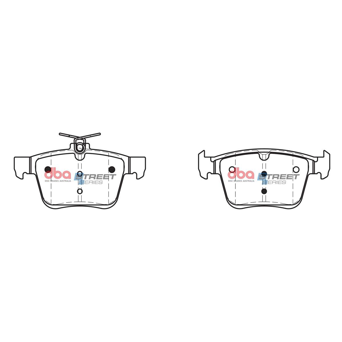 DBA SS STREET SERIES BRAKE PADS [ Audi TT/A3/Volkswagon Passat/Golf 2012 - On R ], , scaau_hi-res