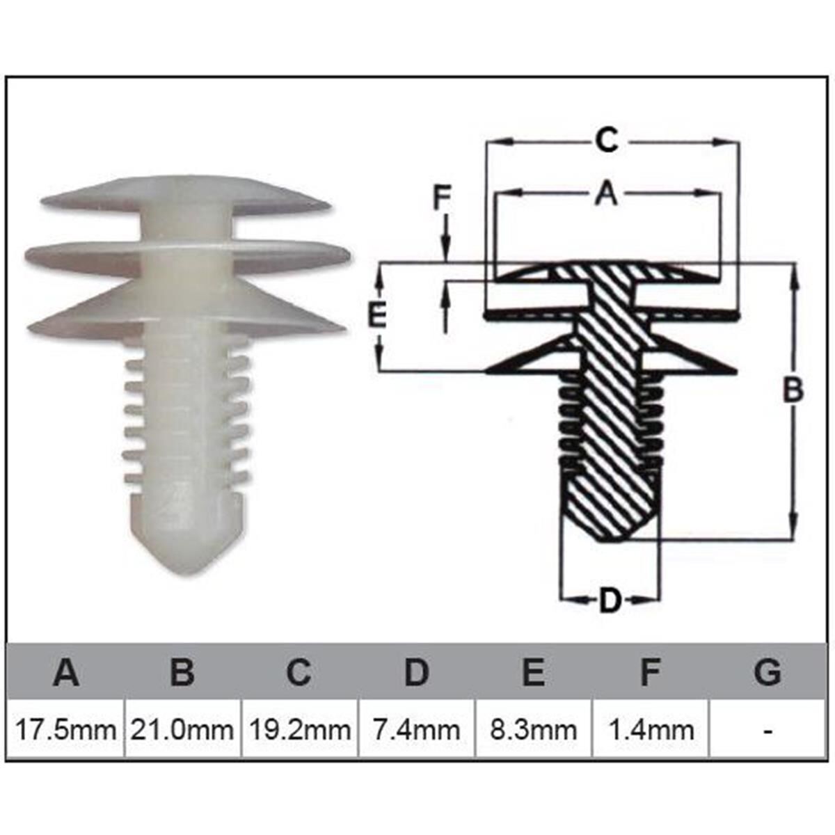 PKT 10 AUTOMOTIVE FASTENER, , scaau_hi-res