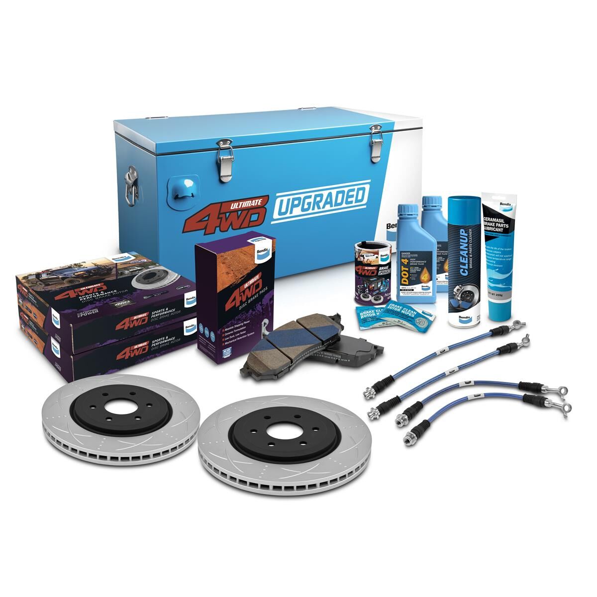Bendix Ultimate 4WD Brake Upgrade Kit - U4WD-BUK101 | Supercheap Auto