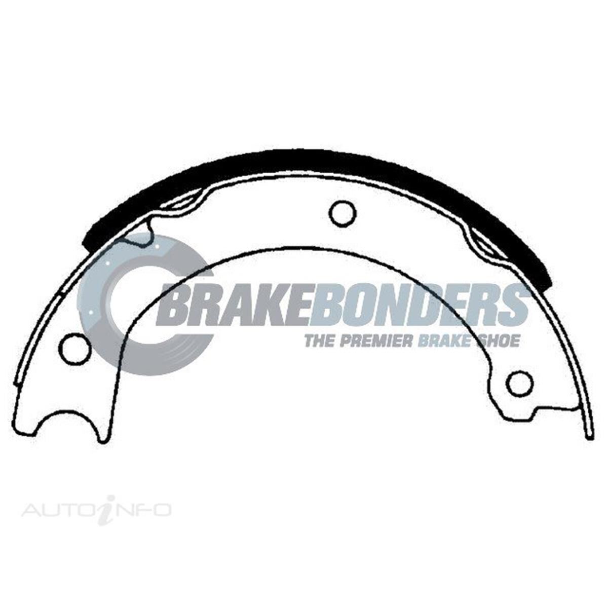 Brake Shoes - Nissan [2Pcs] Parking Brake 160mm, , scaau_hi-res