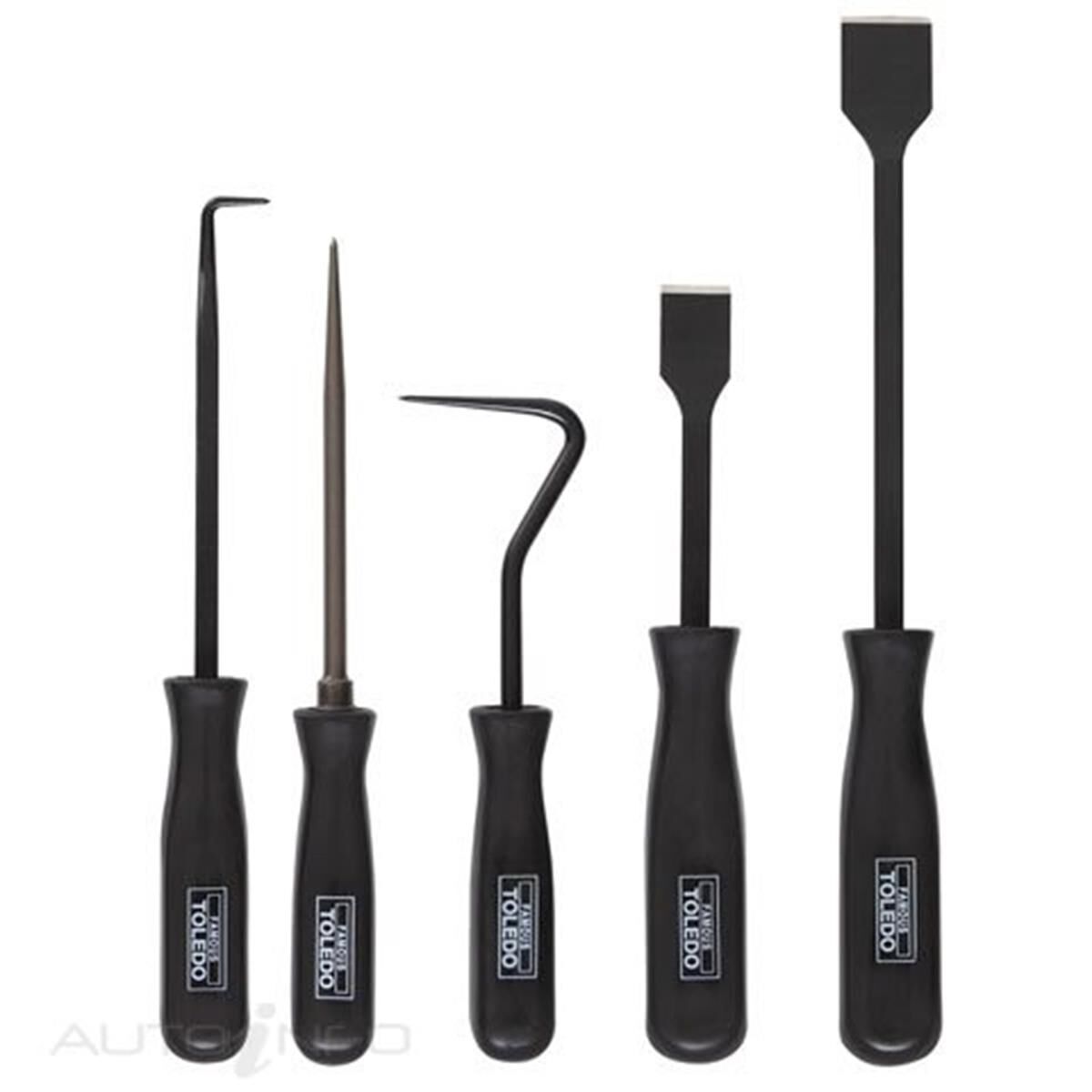 TOLEDO SCRAPER & HOOK SET 5PC, , scaau_hi-res