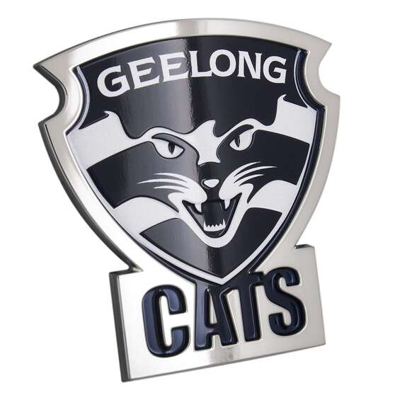 AFL GEELONG CATS 3D CHROME CAR EMBLEM, , scaau_hi-res