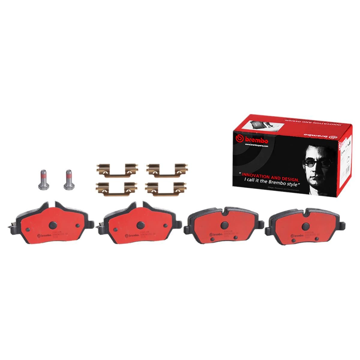 BREMBO DISC PAD SET NAO CERAMIC, , scaau_hi-res