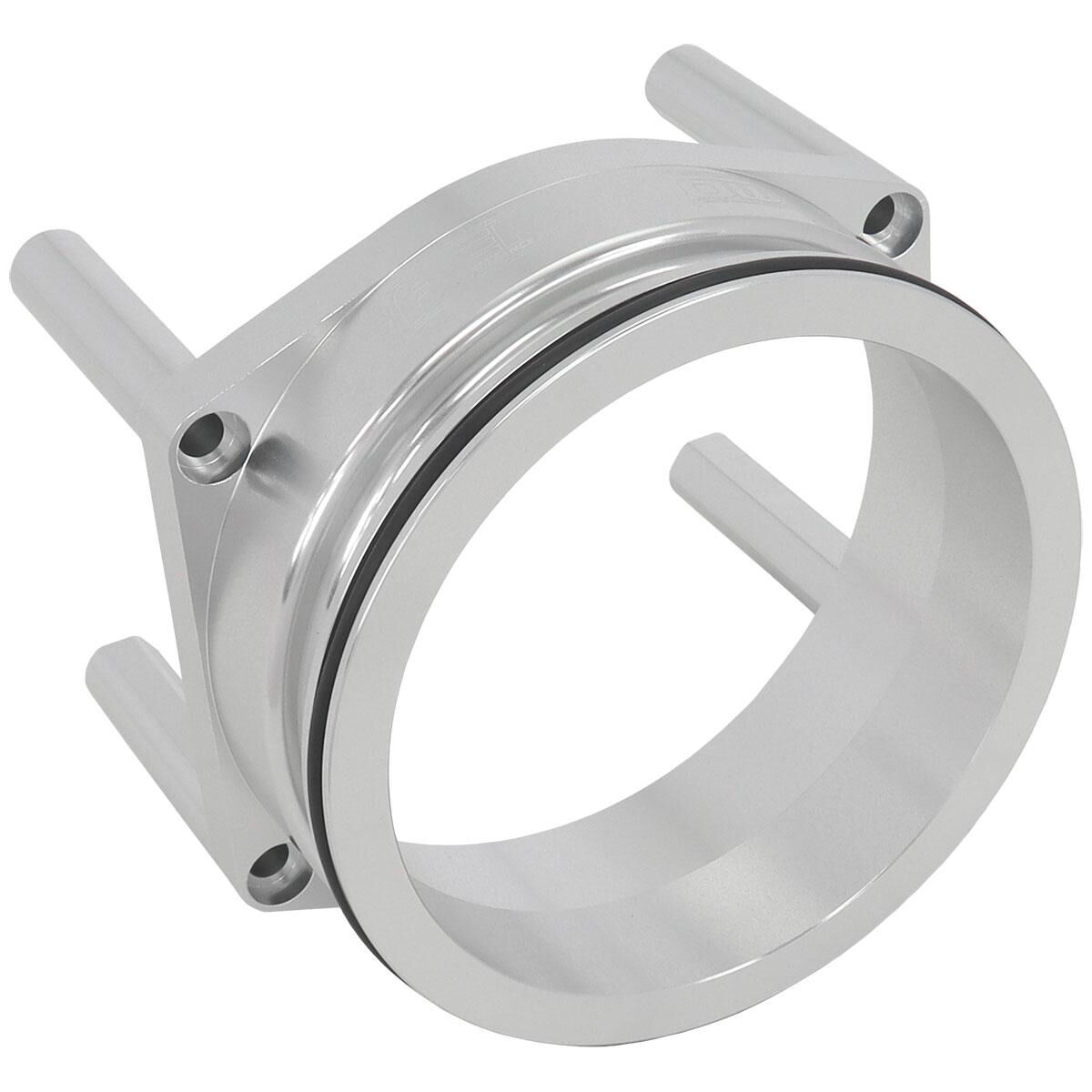 95MM CABLE THROTTLE ADAPTER INTERCOOLER CLAMP 4 INCH SILVE, , scaau_hi-res