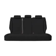 TRADIES CANVAS READY MADE SEAT COVERS - REAR, BLACK, SUITS TOYOTA PRADO, , scaau_hi-res