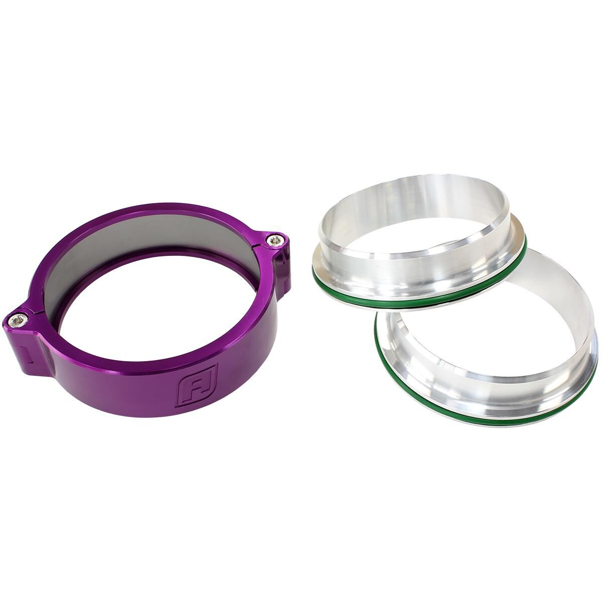 2.0" BILLET INTERCOOLER CLAMPSSTAINLESS STEEL PURPLE CLAMP, , scaau_hi-res