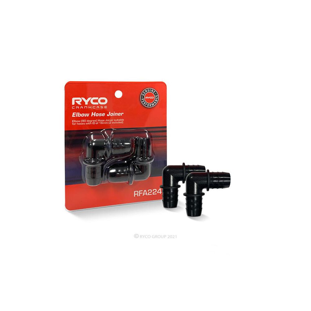 Ryco PCV Elbow Hose Joiner Suits 16mm Hose, RFA224 Supercheap Auto
