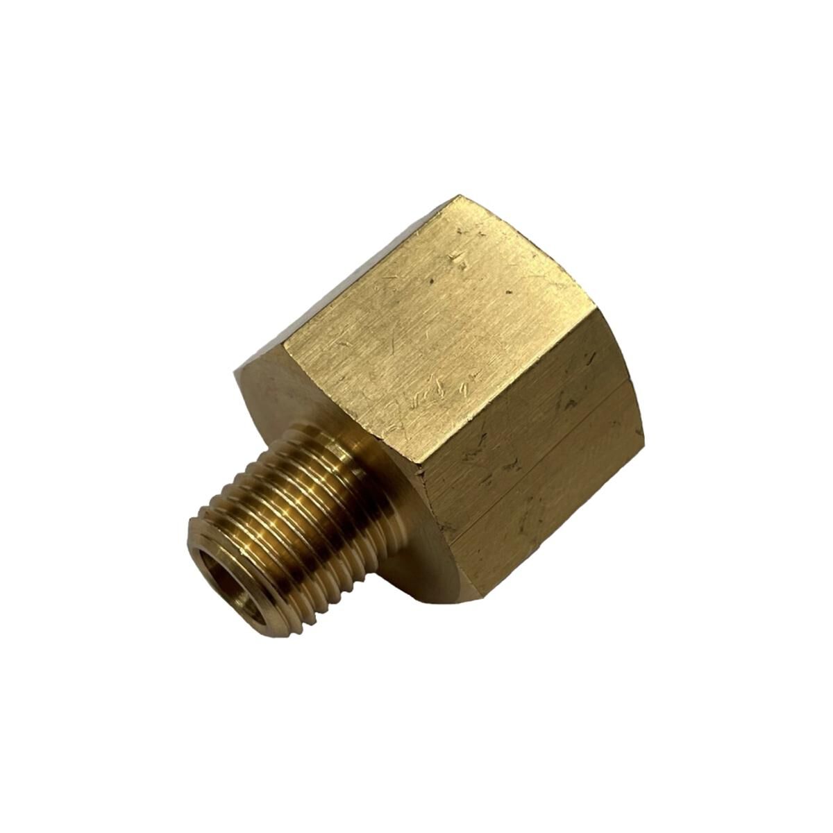 Brass Adaptor 1/2 Female x 1/4 Male Bsp, , scaau_hi-res