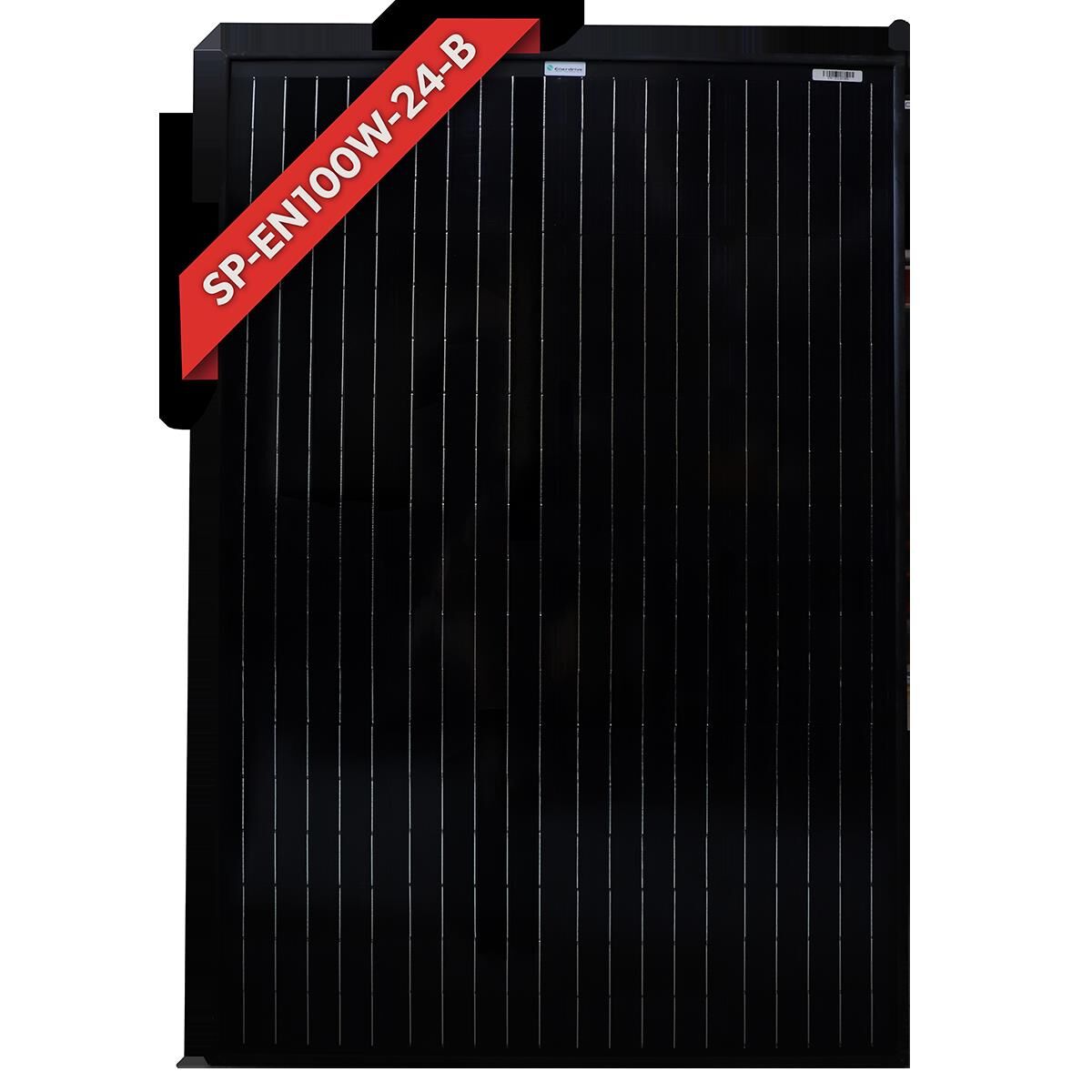 ENERDRIVE SOLAR PANEL - 100W MONO 24V BLACK FRAME, , scaau_hi-res