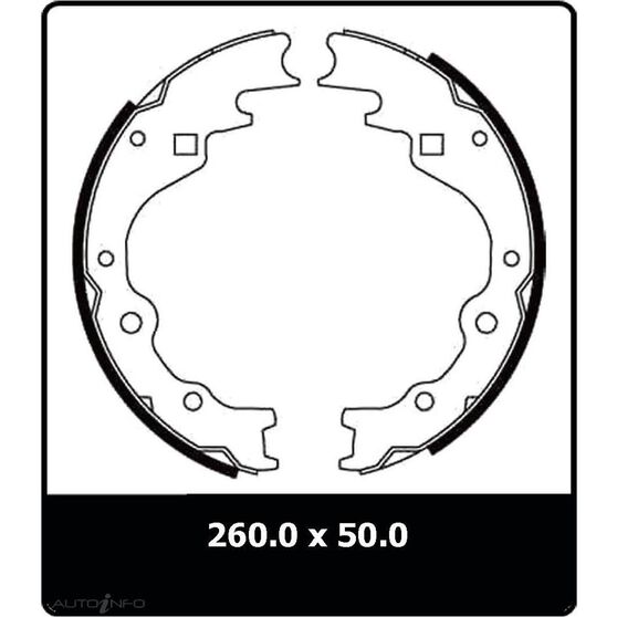 Protex Brake Shoes N1587 Supercheap Auto
