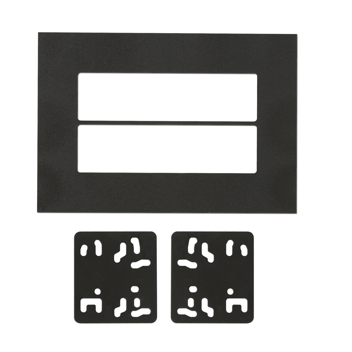 UNIVERSAL DOUBLE DIN ISO MOUNT PLATE, , scaau_hi-res