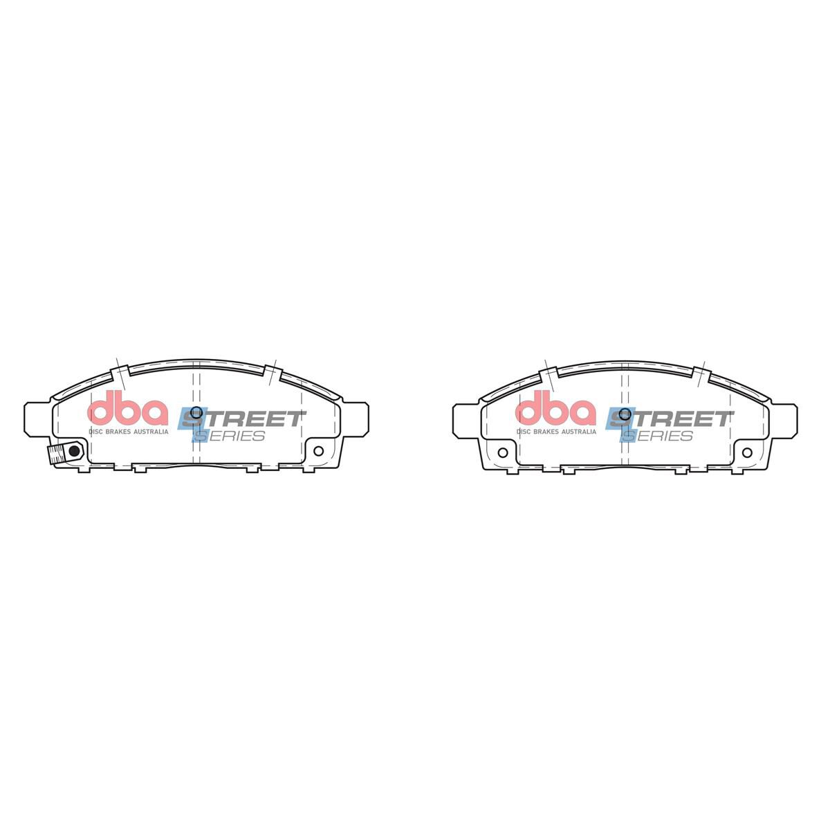 DBA SS STREET SERIES BRAKE PADS [ Mitsubishi 2005-2014 F ], , scaau_hi-res