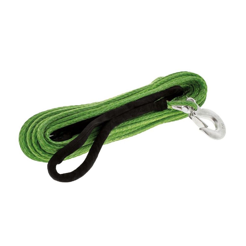 Hulk 4x4 Dyneema Sk75 Rope 9.5Mm X 30M Green T/S 9500Lbs Winch HU1050