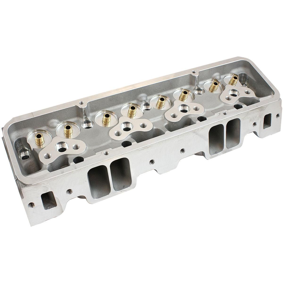 SBC 220CC ALUMINIUM HEADS BARE75CC, 2.10"/1.60" VALVES, PAIR, , scaau_hi-res