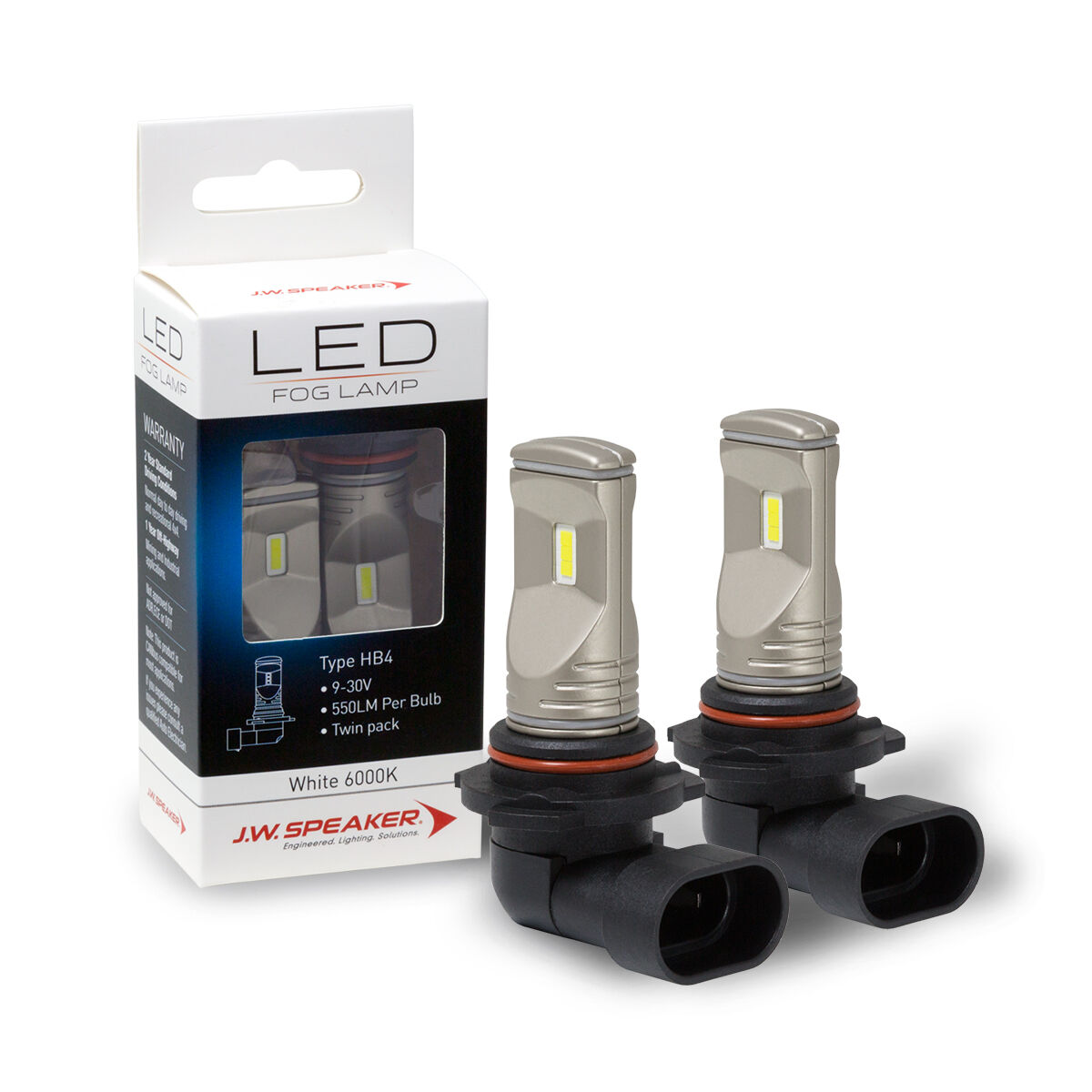 LED HB4 Fog Lamp Kit 9-30V 6200K, , scaau_hi-res