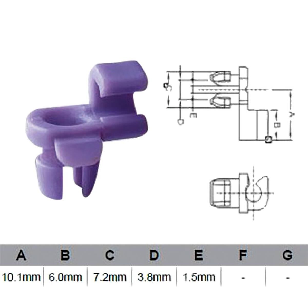 PKT 10 DOOR LOCK CLIP, , scaau_hi-res