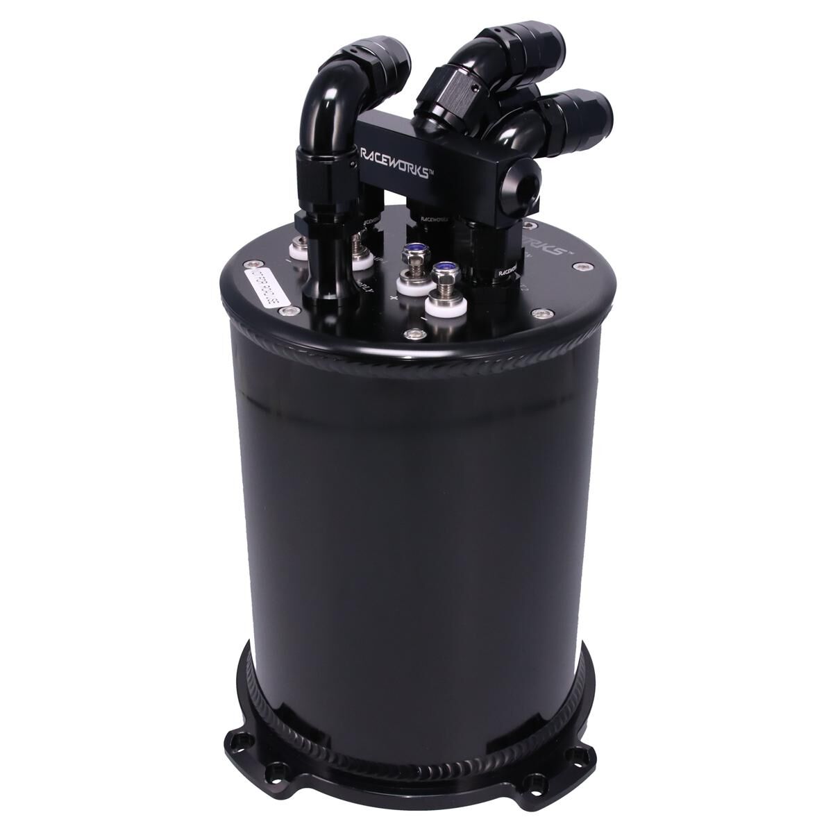 Raceworks 2.8L Surge Tank Single/Twin 39mm-40mm - ALY-083BK ...