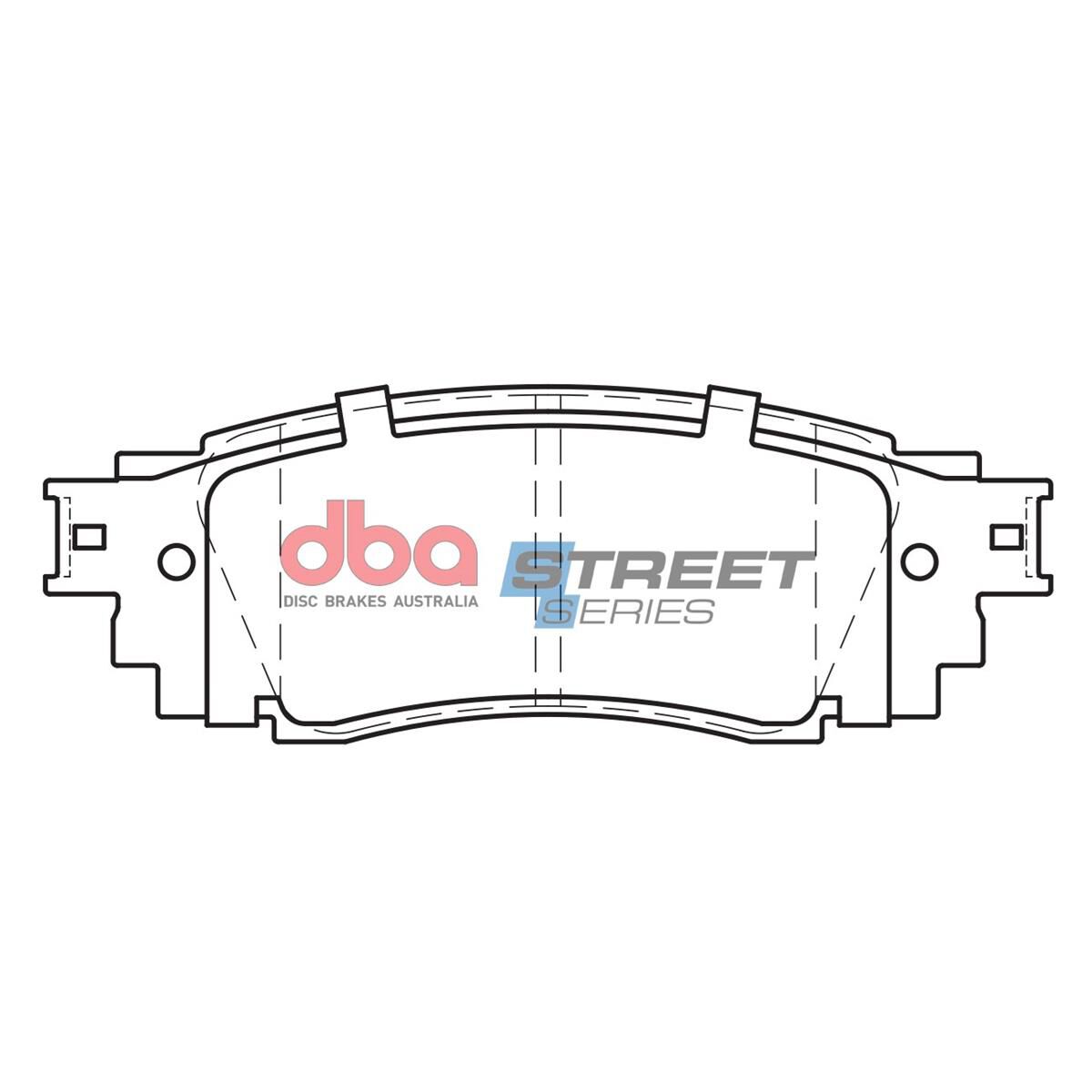 DBA SS STREET SERIES BRAKE PADS [ Toyota Camry 2017 - On R ], , scaau_hi-res