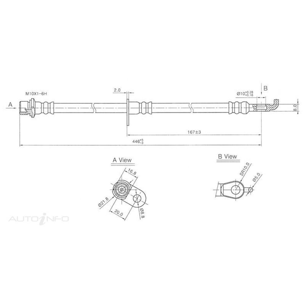 Protex Brake Hose H3471 Supercheap Auto