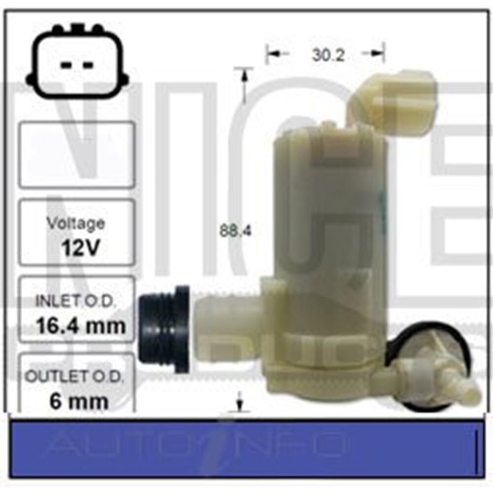Nice Windscreen Washer Pump NWP372 Supercheap Auto