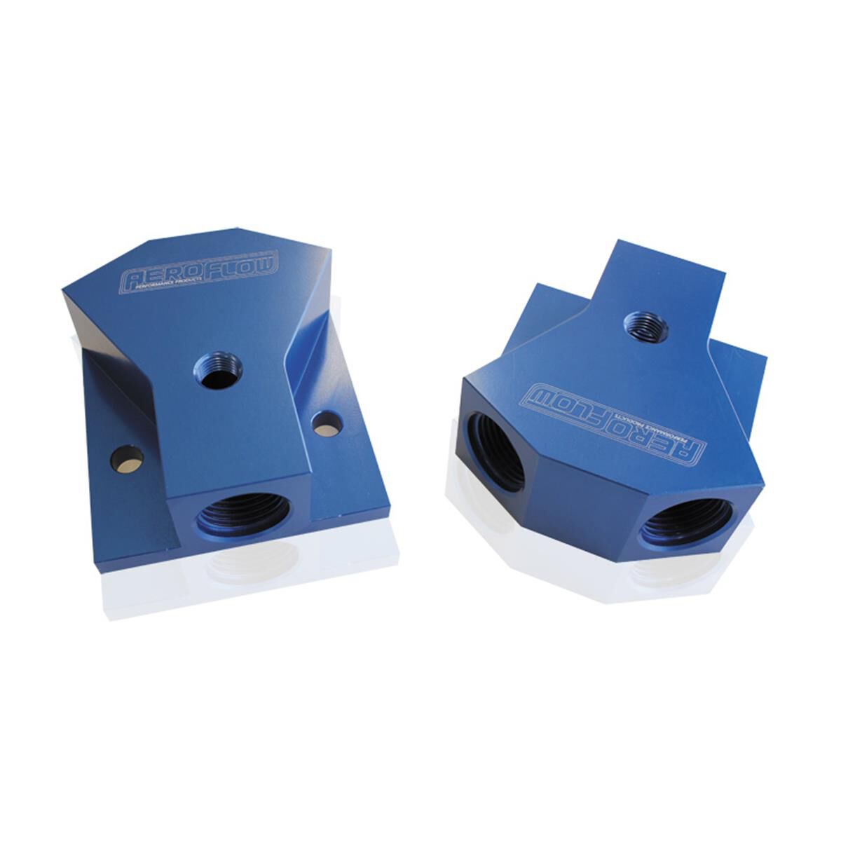 BILLET Y-BLOCK 3X -8 ORB PORTS, , scaau_hi-res