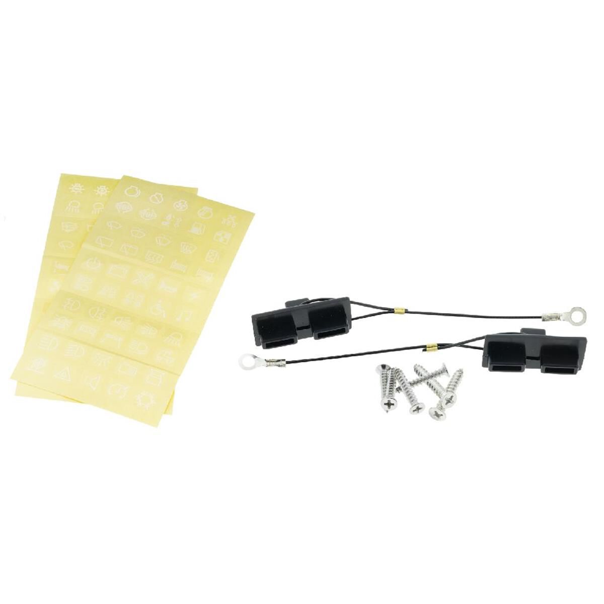 6 WAY SWITCH PANEL WITH 50A PLUGS ACC POWER SOCKET & USB, , scaau_hi-res