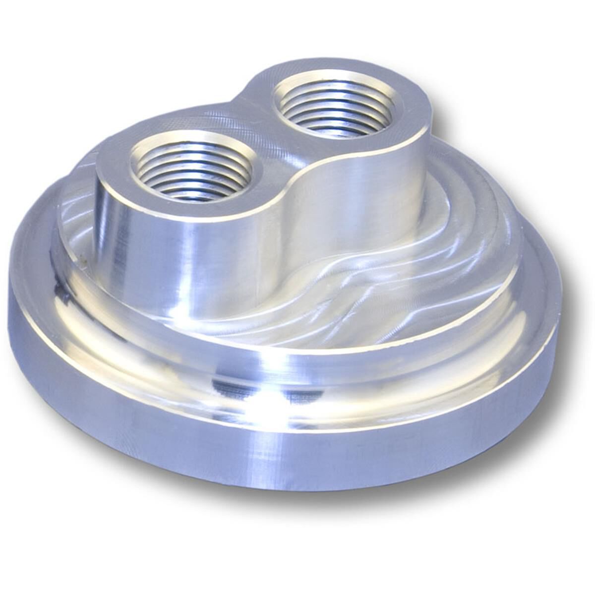 CVR BILLET FILTER MOUNT FORD & CHRYSLER WITH 3/4-16" THREAD, , scaau_hi-res