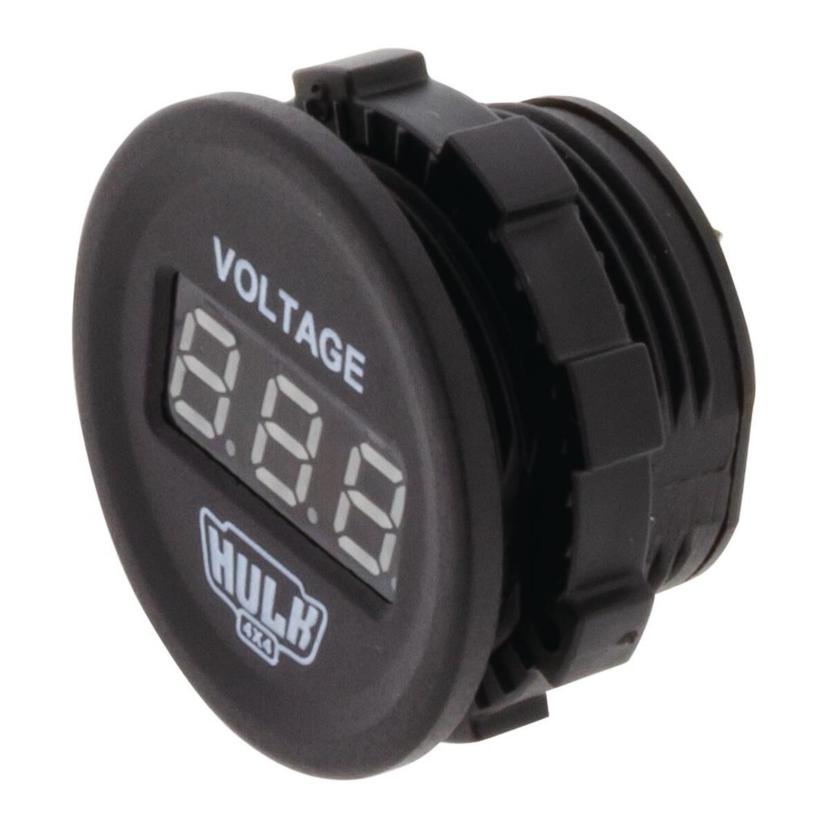 Hulk 4X4 Voltmeter 530V Dc Blue Led 29Mm Dia HU6640B Supercheap Auto