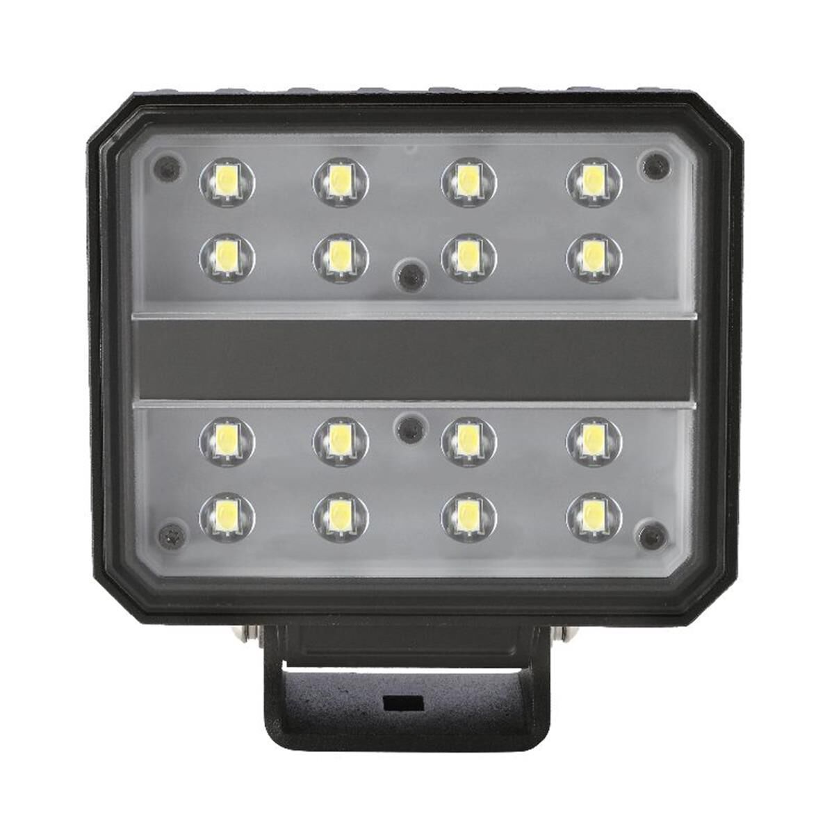 LED RECTGL WORKLAMP FLOOD BEAM100 Deg 9-36V 80W 16 LEDs BLKHSNG 8,267Lmns IP69K, , scaau_hi-res