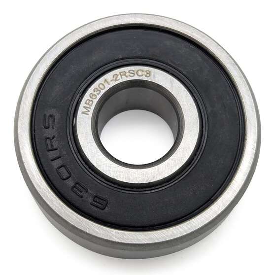 ALTERNATOR BALL BEARING - DEEP GROOVE SEALED (2 RUBBER SEALS) C3 CLEARANCE ID 12MM OD 37MM W 12MM, , scaau_hi-res