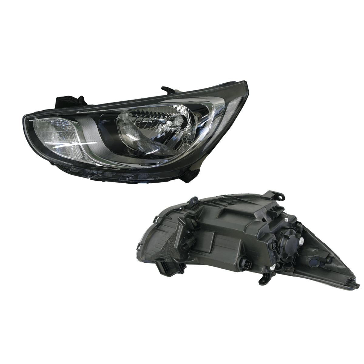 HYUNDAI ACCENT  RB  07/2011 ~ 09/2014  HEADLIGHT (8 PINS PLUG)  LEFTHAND SIDE  NOT SUIT"SR" MODEL, , scaau_hi-res
