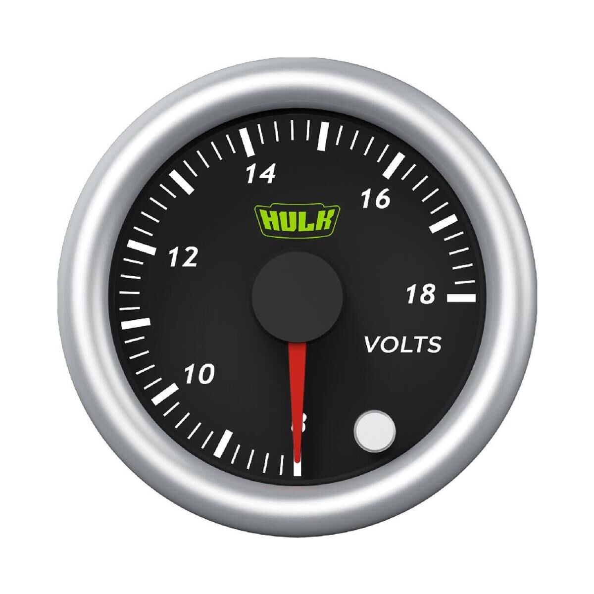 52mm VOLT METER GAUGE 8-18 V 10 COLOUR ILLUMINATION, , scaau_hi-res