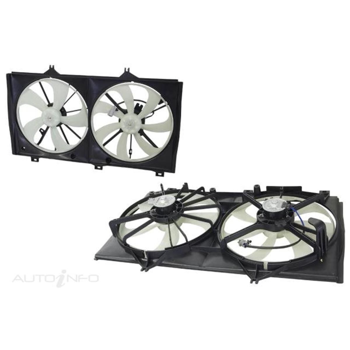 TOYOTA COROLLA  ZZE122  12/2001 ~ 04/2007  DUAL RADIATOR FAN, , scaau_hi-res