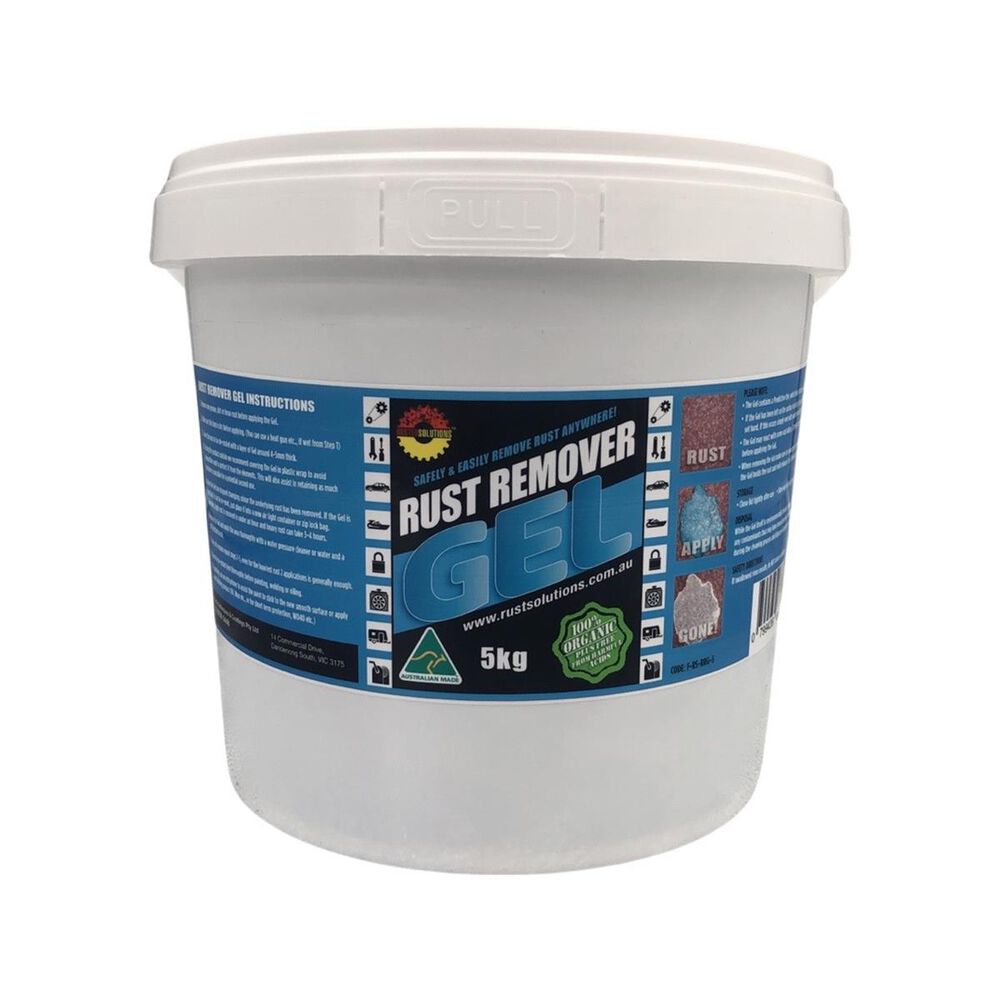Rusted Solutions Rust Remover Gel 5kg, RRG5 Supercheap Auto