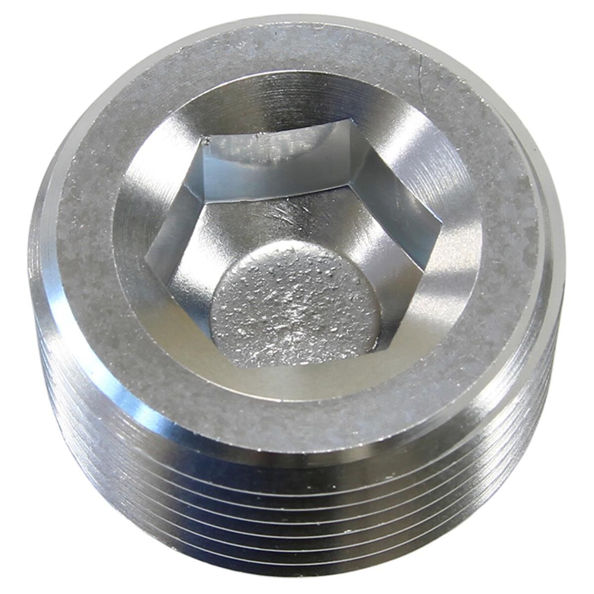 1/8" NPT PORT PLUG STEEL ZINC, , scaau_hi-res