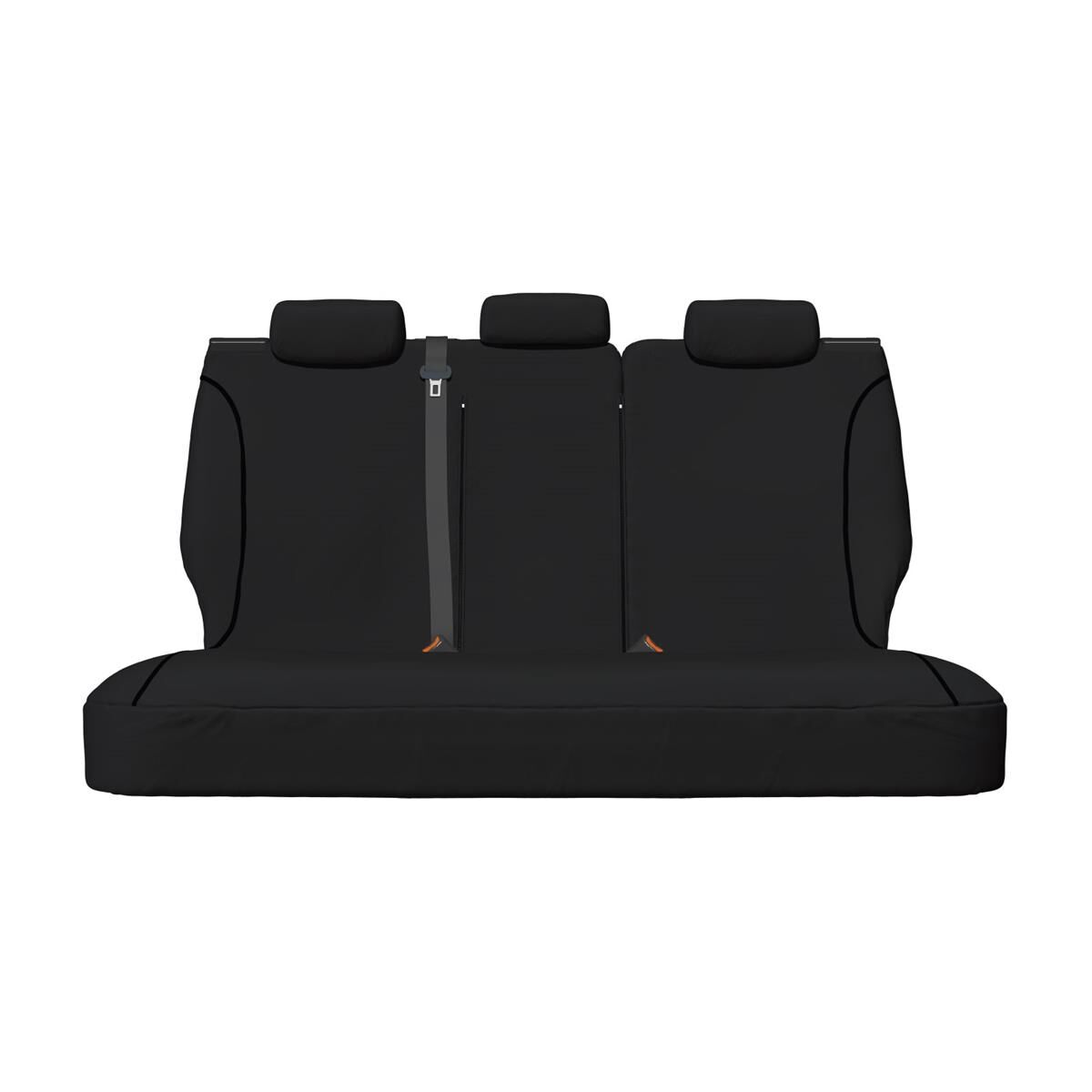 TRADIES CANVAS READY MADE SEAT COVERS - REAR, BLACK, SUITS ISUZU MU-X, , scaau_hi-res