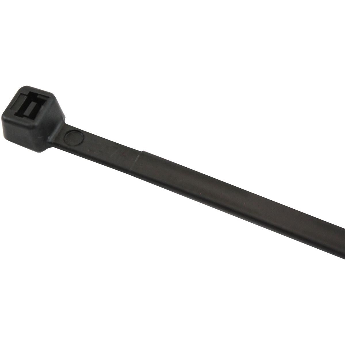 CABLE TIES 4.8MM X 200MM 25 PACK BLACK ZIP TIE PA66, , scaau_hi-res