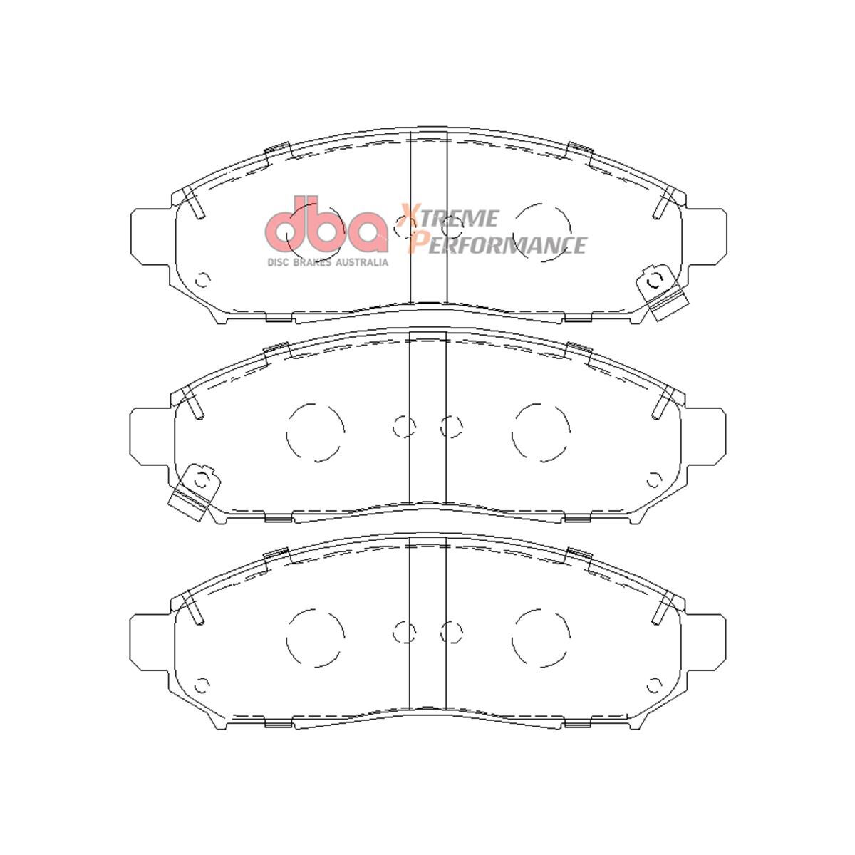 DBA XP PERFORMANCE BRAKE PADS  Nissan Navara & Pathfinder 2005-2014, , scaau_hi-res