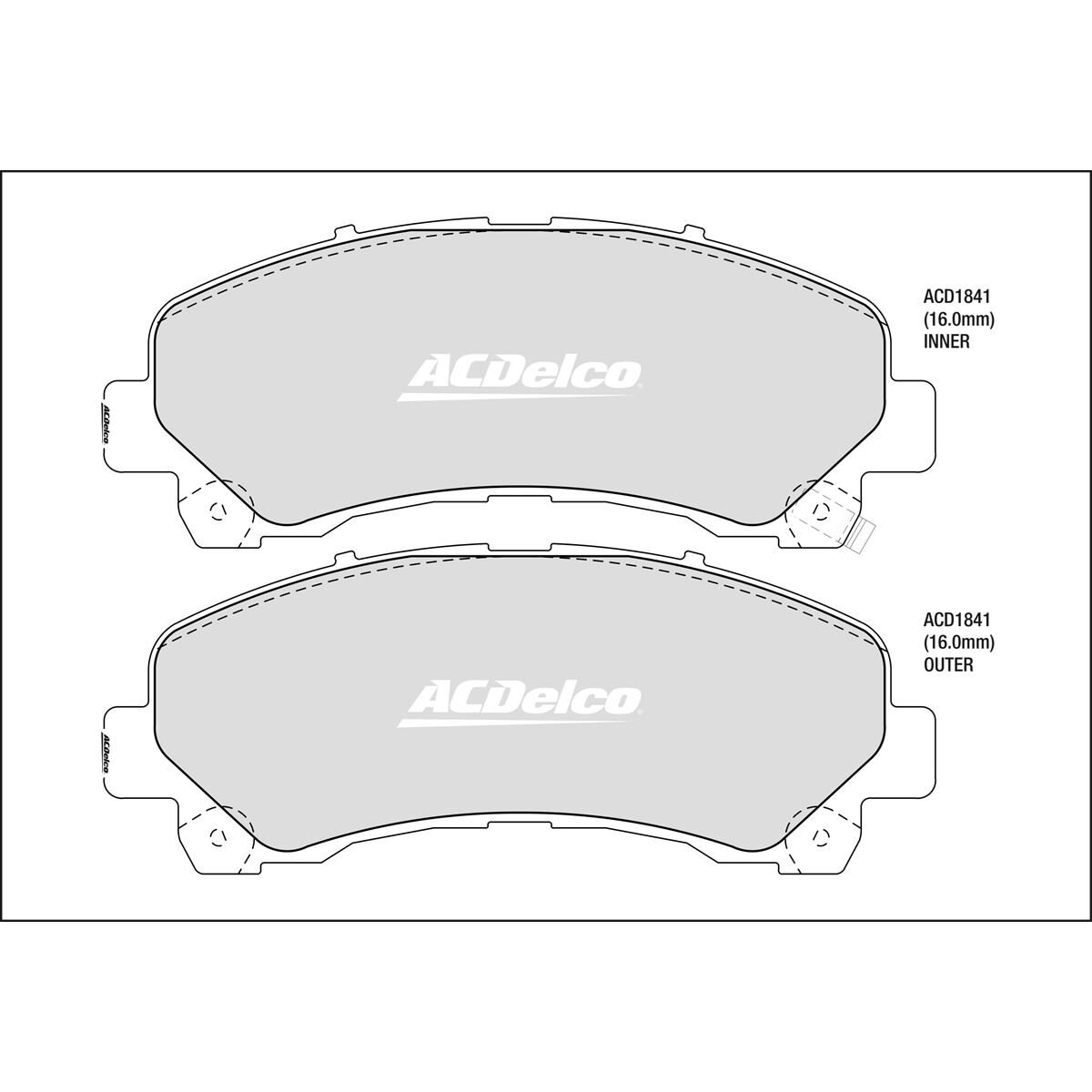 BRAKE PAD FR - ACD1841, , scaau_hi-res